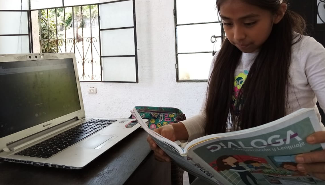 Colegio con clases online